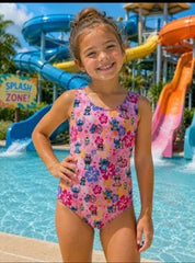 Hi-Line Girls’ Incontinence Swimsuit with Integrated Waterproof Pants - Swimwear and Accessories
