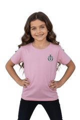 Inside Out Clothing Soft Cotton Seam Free Top Kids Short Sleeve - Daywear