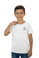 Inside Out Clothing Soft Cotton Seam Free Top Kids Short Sleeve - Daywear