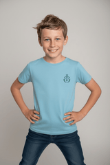 Inside Out Clothing Soft Cotton Seam Free Top Kids Short Sleeve - Daywear