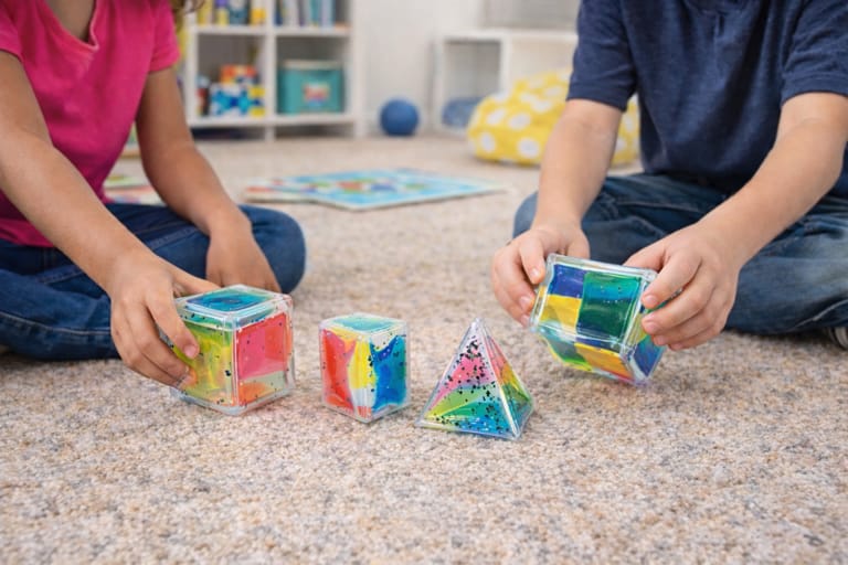 Jelly 3D Geometric Folding Shapes - Sensory Toys