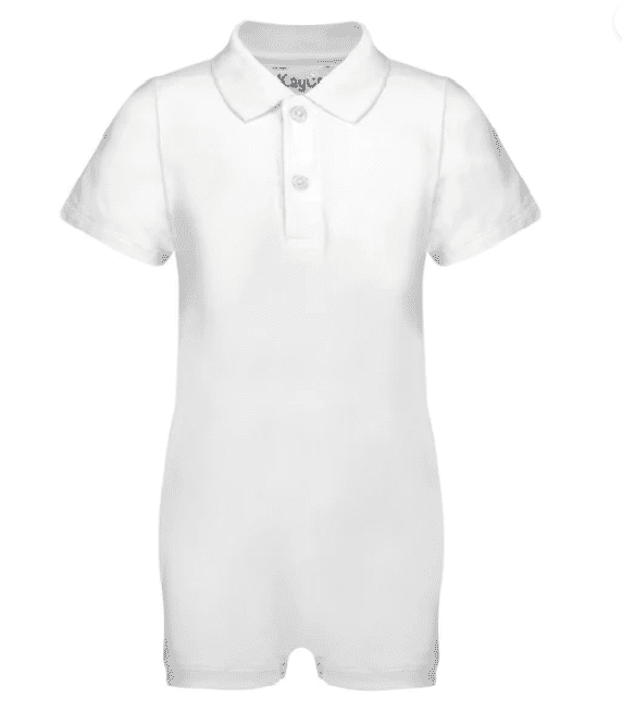 KayCey®P Adults Bodysuits - Polo Short Sleeve - Bodyvests and Sleepwear