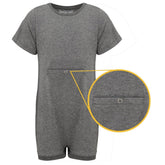 KayCey®P Kids Bodysuits - Short Sleeve with Tube Access - Bodyvests and Sleepwear