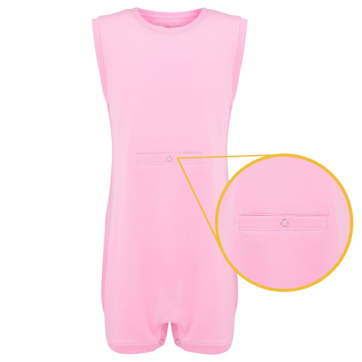 KayCey®P Kids Bodysuits - Sleeveless with Tube Access - Bodyvests and Sleepwear