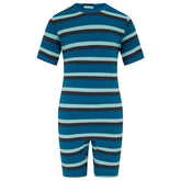 KayCey®Z Lite Secret Zip Back Jumpsuits (Kids) - Short Sleeve / Knee Length - Bodyvests and Sleepwear