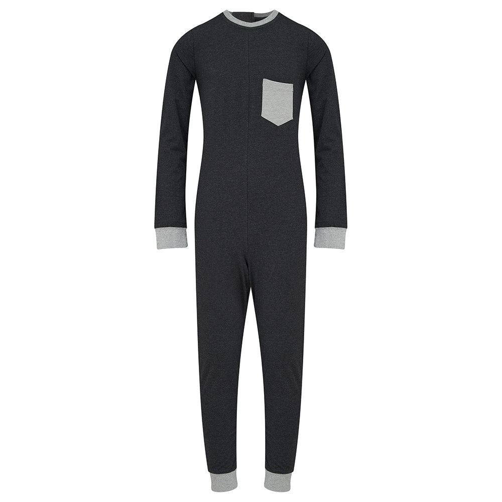 KayCey®Z Secret Soft Zip Back Jumpsuit - Long Sleeve / Long Leg - Kids - Bodyvests and Sleepwear