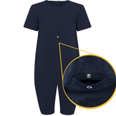 KayCey®Z Secret Zip Back Adult Jumpsuits - Short Sleeve / Knee Length Tube Access - Bodyvests and Sleepwear
