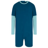 KayCey®Z Secret Zip Back Jumpsuit - Long Sleeve / Short Leg - Adults - Bodyvests and Sleepwear