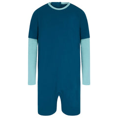 KayCey®Z Secret Zip Back Jumpsuit - Long Sleeve / Short Leg - Adults - Bodyvests and Sleepwear