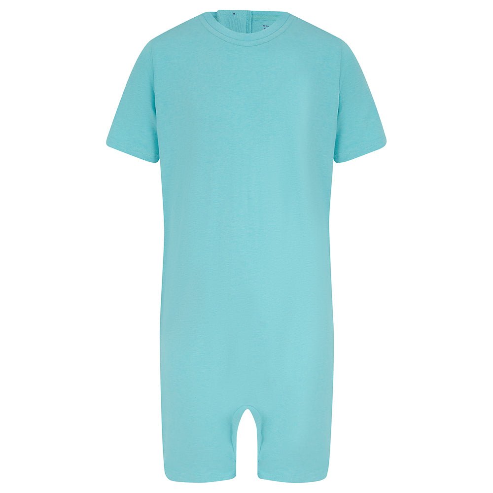 KayCey®Z Secret Zip Back Jumpsuit - Short Sleeve / Short Leg - Kids - Bodysuits