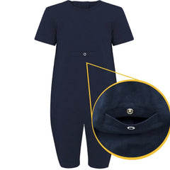 KayCey®Z Secret Zip Back Kids Jumpsuits - Short Sleeve / Knee Length Tube Access - Bodyvests and Sleepwear