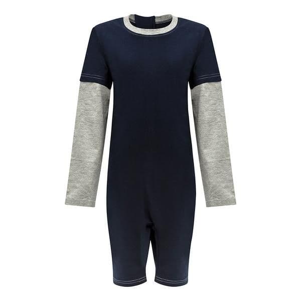 KayCey®Z Super Soft Secret Zip Back Adult Jumpsuits - Long Sleeve / Short Leg - Bodyvests and Sleepwear