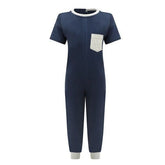 KayCey®Z Super Soft Secret Zip Back Adult Jumpsuits - Short Sleeve / Long Leg - Bodyvests and Sleepwear