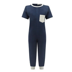 KayCey®Z Super Soft Secret Zip Back Adult Jumpsuits - Short Sleeve / Long Leg - Bodyvests and Sleepwear