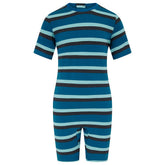 KayCey®Z Super Soft Secret Zip Back Jumpsuit - Short Sleeve / Short Leg - Kids (Lite) - Bodyvests and Sleepwear