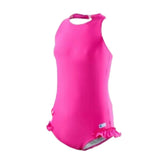 Kes-Vir Girls Halterneck ECO Incontinence Swimsuit - Pink - Swimwear and Accessories