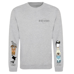 Kids Arctic Animals Communication Sweatshirt - Daywear