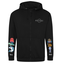 Kids Sea Creature Communication Zip Hoodie - Daywear
