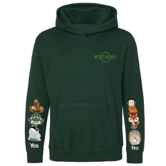 Kids Woodland Animal Communication Hoodie - Daywear