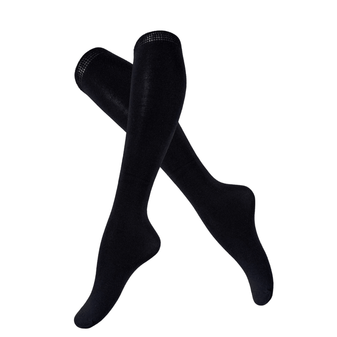 Kilde® Bamboo Thick AFO, KAFO & Diabetic Knee Socks – Seamless Heel - Socks