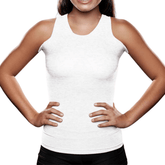 Knit-Rite - Lightweight Unisex Seamless Vest Torso Interface for Brace- V-Neck with Double Axilla Flaps - Underwear