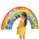 Large Rainbow Sensory Wall Panel - Sensory Toys