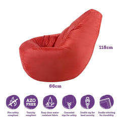 Large Reading Bean Bag Chair - Sensory Equipment