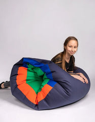 Large Sensory Bean Bag Tunnel Pouf (3 Finishes) - Sensory Equipment
