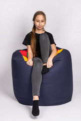Large Sensory Bean Bag Tunnel Pouf (3 Finishes) - Sensory Equipment