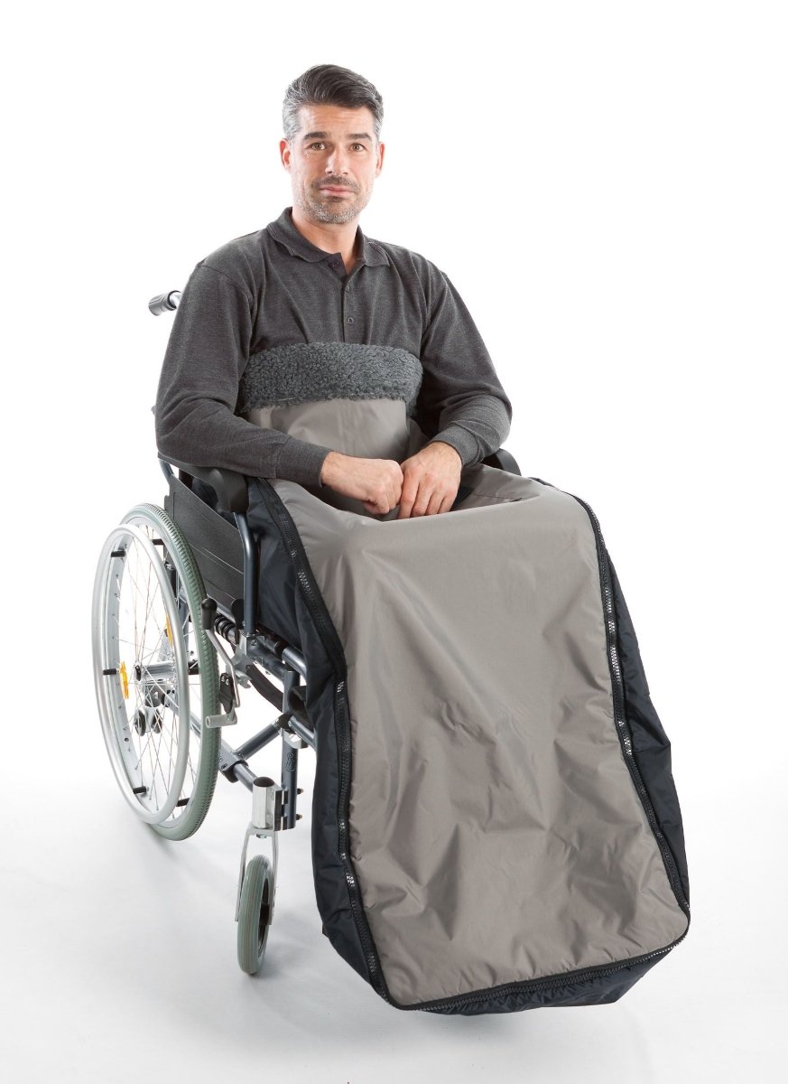Leg Sleeve Royal Wheelchair Leg Cover with Zips 7430 - Wheelchair Clothing