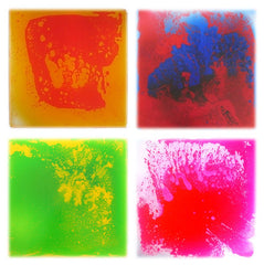 Liquid Floor Tiles - Small Pack of 4 - Sensory Equipment