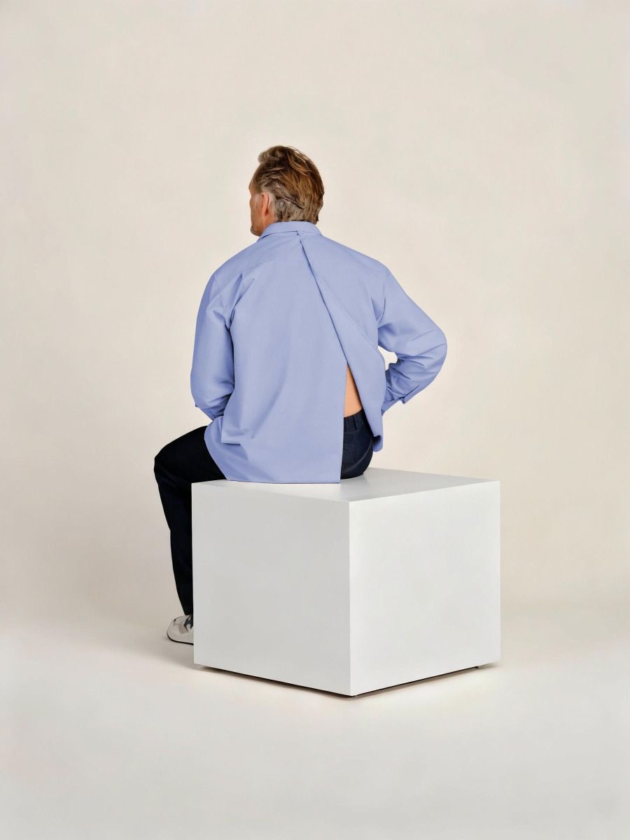 Men’s Adaptive Back-Opening Long Sleeve Shirt – 7255 - Daywear
