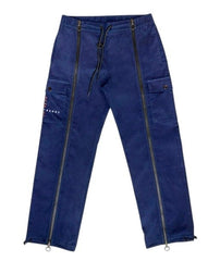 Navy Blue Adapted Cargo Trousers (V2) - Wheelchair Clothing