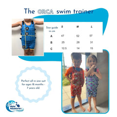 Orca Swim Trainer - size guide