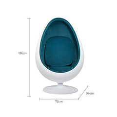 Pod Ball Chair Sensory Retro Egg Shape 136cm - Learning Resource