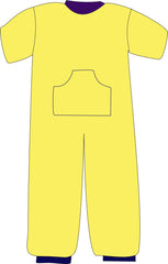 R213C 100% Cotton Summer Onesie Pyjama - Adult - Bodyvests and Sleepwear