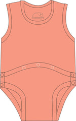R73C 100% Cotton Joey PEG Tube Access Vest - Adult - Bodyvests and Sleepwear