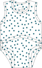 R073C Children 100% Cotton Joey's with Peg tube access in dots