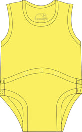 R073C Children 100% Cotton Joey's with Peg tube access in lemon
