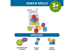 Rainbow Emotions Fidget Poppers - Set of 5 - Sensory Toys