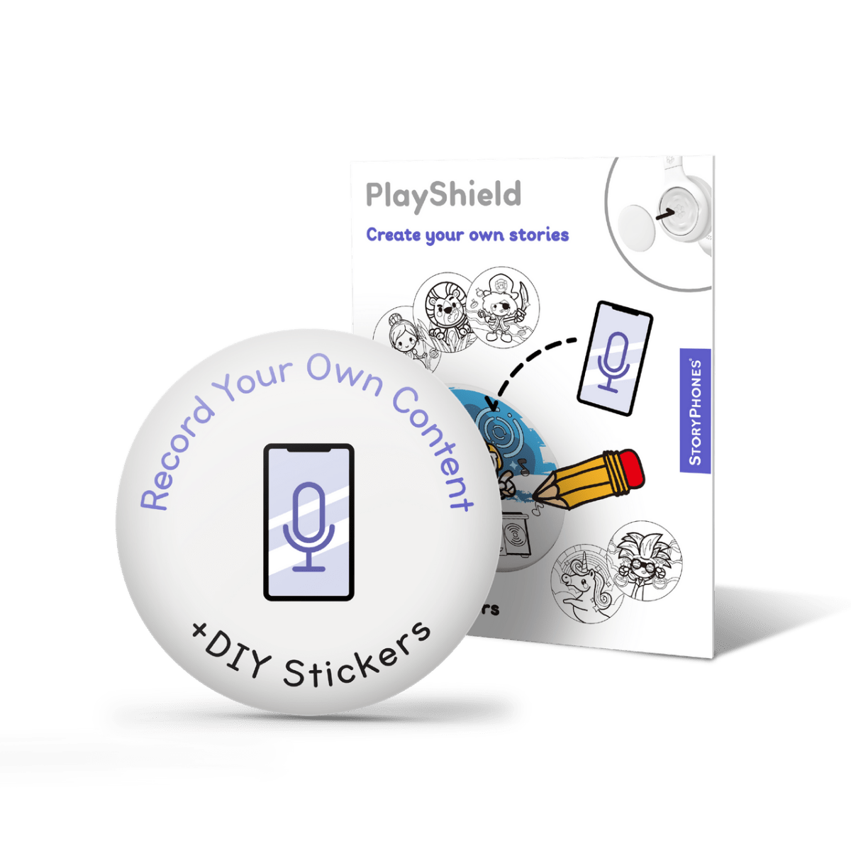 Record Your Own Content StoryShield - for StoryPhones - Sensory Toys