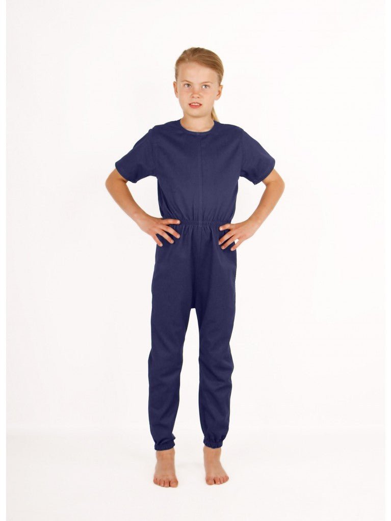 Rip-resistant bodysuit for children with short sleeves and long legs - Daywear
