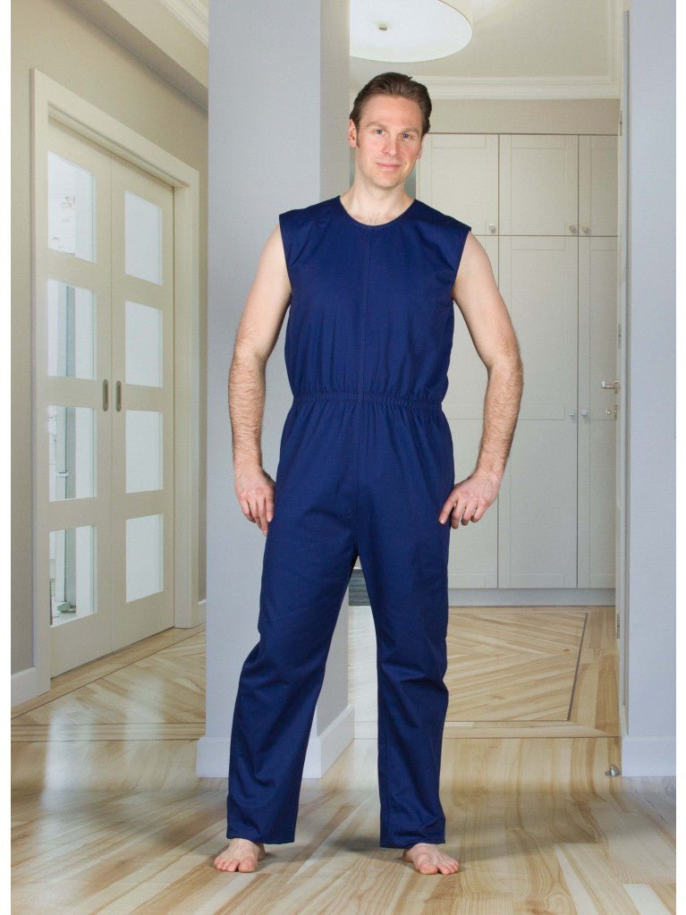 Rip Resistant Sleeveless Bodysuit With Long Legs Fledglings