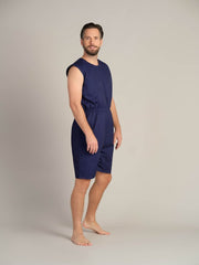 Rip Resistant Sleeveless Bodysuit with Short Legs - Daywear