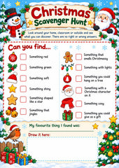 Christmas Scavenger Hunt – Free Printable