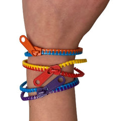Sensory Fidget Zip Bracelet 3pk - Sensory Toys