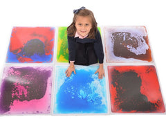 Sensory Gel Liquid Floor Tiles - Sensory Toys