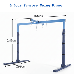 Sensory Integration Steel Swing Frame (2.45m, 150kg Max) - Sensory Equipment