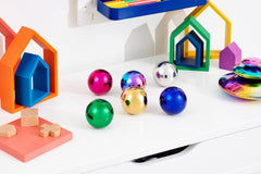 Sensory Reflective Colour Mystery Balls - Pk6 - Learning Resource