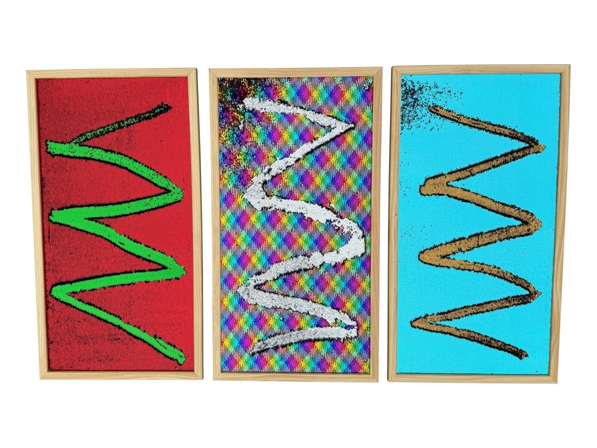 Sequin Wall Boards – Set of 3 - Sensory Equipment